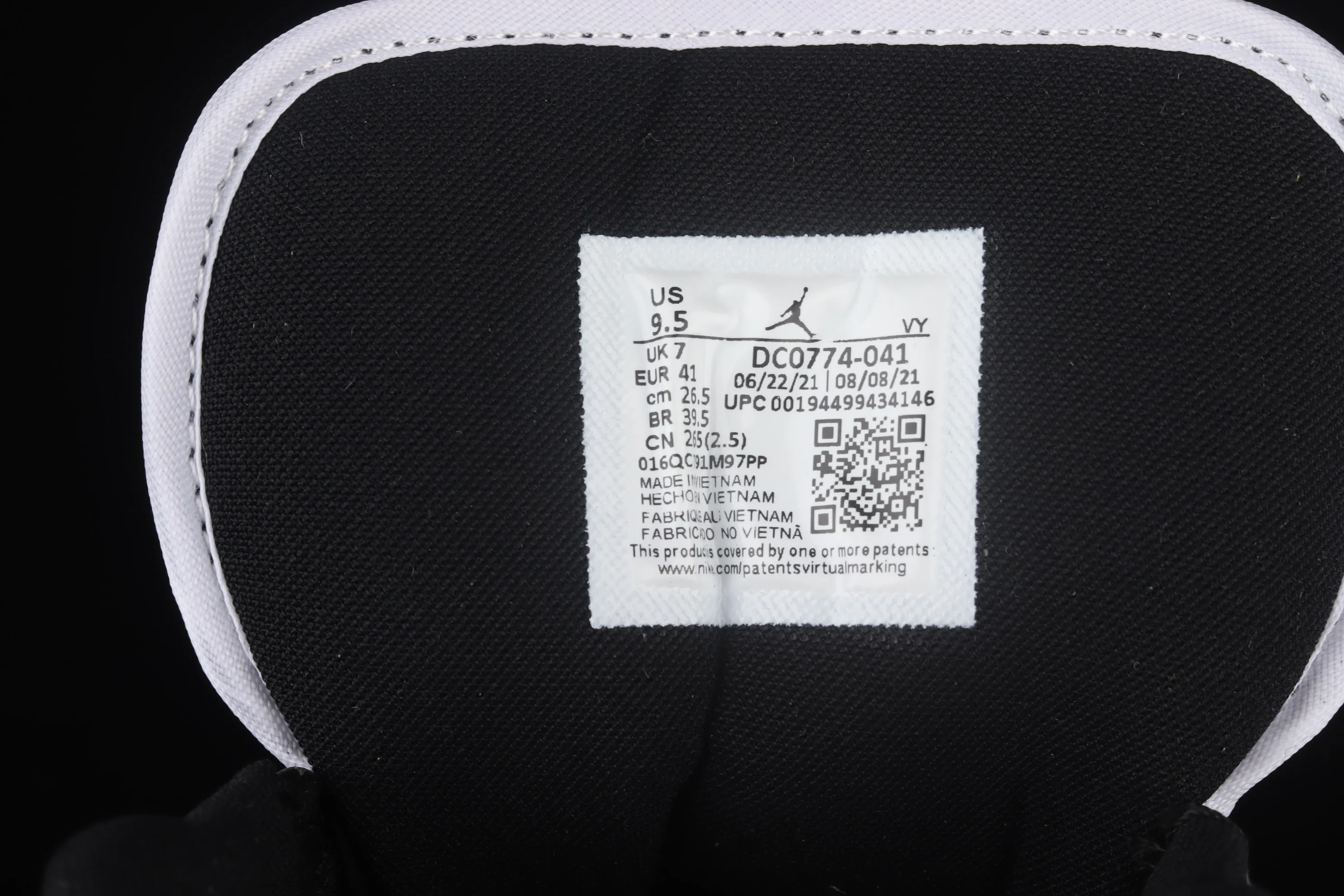 All categories Air Jordan Jordan series basketball shoes Air Jordan 1 Low Air Jordan AJ1 Low AJ1 Joe 1 black blue and white low-top cultural leisure sports basketball shoes DC0774-041